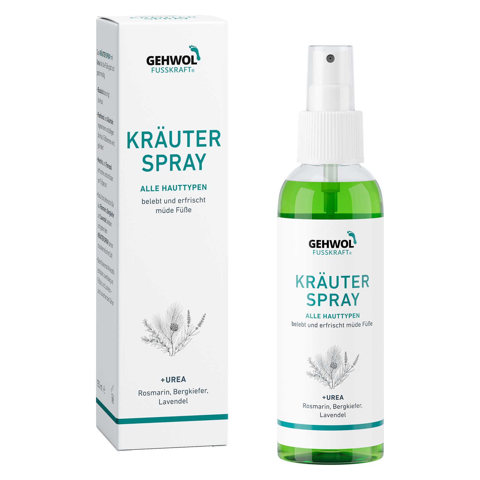 GEHWOL FUSSKRAFT Herbal Spray 150 ml